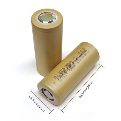 Ιονική μπαταρία 5000mAh 26650 λίθιου CE NCM ιονικές μπαταρίες λίθιου πυκνότητας υψηλής δύναμης