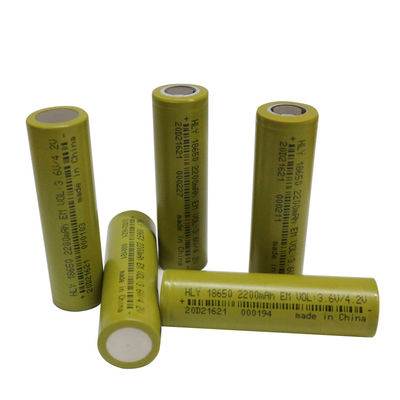 3,6 βολτ 18650 2200mah έξοχη επανακαταλογηστέα υψηλή ικανότητα μπαταριών λι ιονική