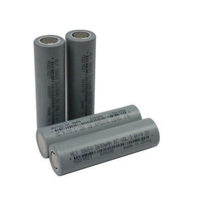 Ιονική επαναφορτιζόμενη 18650 μπαταρία λι 2600mah 3.6V 500 φορές υψηλής ενέργειας πυκνότητα