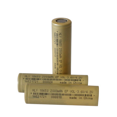 500 επανακαταλογηστέα 2000mah 18650 κύτταρα μπαταριών χρονικής υψηλής δύναμης για τα καταναλωτικά ηλεκτρονικά