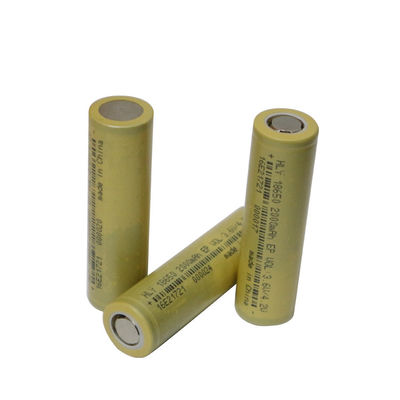 Ιονική μπαταρία 2000mAh 18650 λίθιου υψηλής δύναμης 3.6v επαναφορτιζόμενη