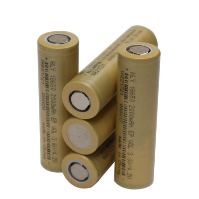 3.6V υψηλή ικανότητα 2200mah 18650 επαναφορτιζόμενη μπαταρία λίθιου για την ηλεκτρική σκούπα
