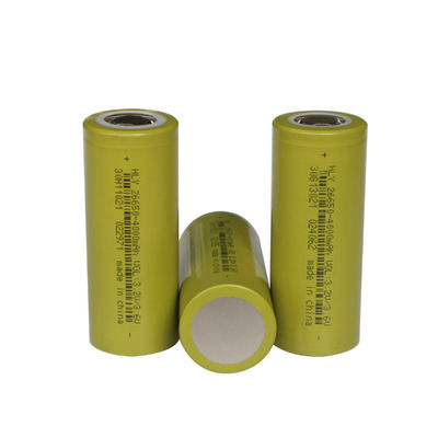 4000mAh 26650 3.6v υψηλή ιονική μπαταρία λι αγωγών επαναφορτιζόμενη για τη EV