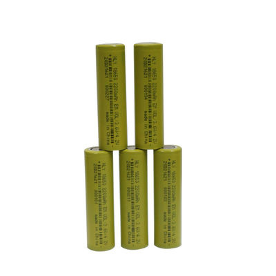 Υψηλή απαλλαγή 18650 μπαταρία λίθιου 2200mah για τις εγχώριες συσκευές