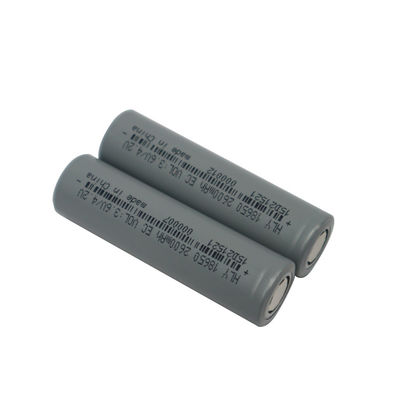 Επαναφορτιζόμενη μπαταρία 2600mah κυττάρων 0.5C μπαταριών λίθιου γρήγορα φόρτισης 18650