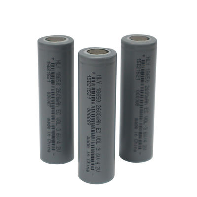 Ιονικό κύτταρο 2600mah 18650 μπαταρία 3.6V επανακαταλογηστέα BRI μπαταριών λίθιου HLY