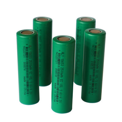 Μακριά ζωή 18650 μπαταρία 2500mAh NCM 3.6v Rechargerable κύκλων HLY