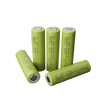 Υψηλό ποσοστό 3.6v 2200mah 18650 ιονικές μπαταρίες λίθιου επαναφορτιζόμενες για τα μηχανικά δίκυκλα Ε