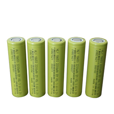 Υψηλό ποσοστό 3.6v 2200mah 18650 ιονικές μπαταρίες λίθιου επαναφορτιζόμενες για τα μηχανικά δίκυκλα Ε