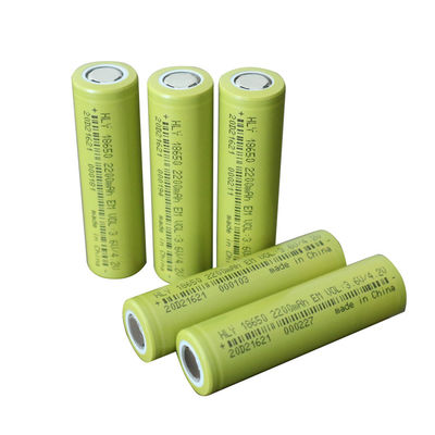 Υψηλό ποσοστό 3.6v 2200mah 18650 ιονικές μπαταρίες λίθιου επαναφορτιζόμενες για τα μηχανικά δίκυκλα Ε