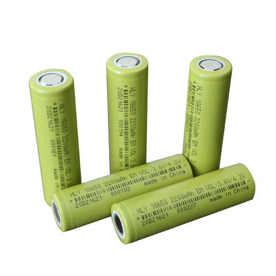 Υψηλό ποσοστό 3.6v 2200mah 18650 ιονικές μπαταρίες λίθιου επαναφορτιζόμενες για τα μηχανικά δίκυκλα Ε