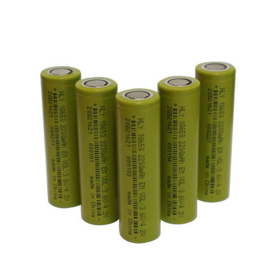 3.2v 2200mAh 18650 ιονική μπαταρία λίθιου κατάλληλη για το ηλεκτρικό όχημα