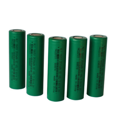 3.6V 2500mah κυλινδρικά κύτταρα πακέτων μπαταριών λι ιονικά 18650 500 φορές μακριά ζωή κύκλων
