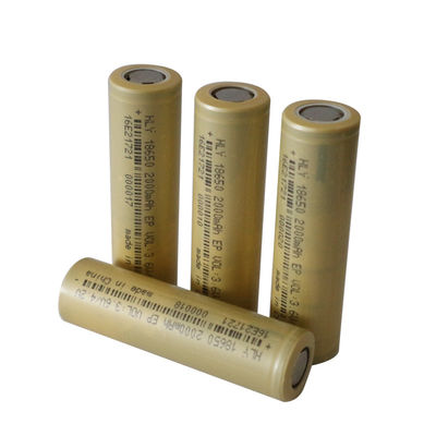 Υψηλό ποσοστό 3.6V 2000mAh 18650 επαναφορτιζόμενες μπαταρίες αντικατάστασης για τα ηλιακά φω'τα