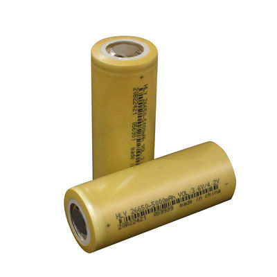 3.6v 26650 ιονική μπαταρία λι 5000mah NCM για το σύστημα ηλιακής ενέργειας