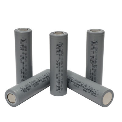 Ιονική 2600mah 18650 υψηλής δύναμης κυλινδρική μπαταρία λι επαναφορτιζόμενη