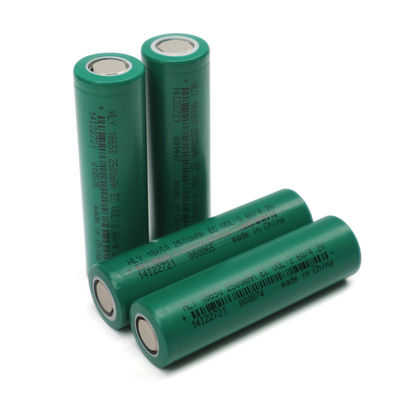 HLY 18650 κυλινδρικά κύτταρα 3.6V 2500mah μπαταριών cOem για τα ηλεκτρικά οχήματα