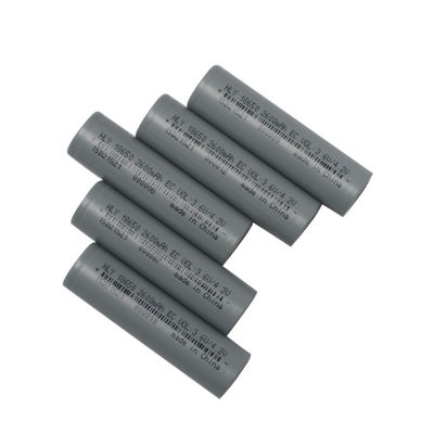 Υψηλή ικανότητα 0.5C 2600mah 18650 μακριά ζωή κύκλων μπαταριών 3.6V