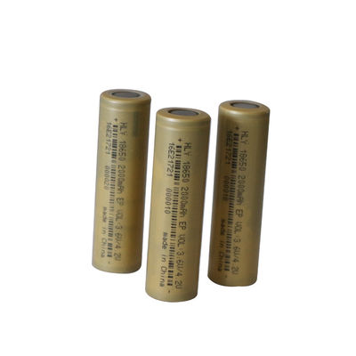 Υψηλό ποσοστό 3.6V 2000mAh 18650 επαναφορτιζόμενες μπαταρίες αντικατάστασης για τα ηλιακά φω'τα