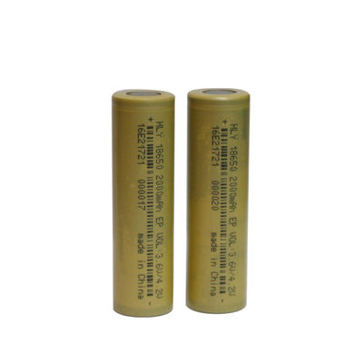 3,6 ιονική μπαταρία λίθιου βολτ 2000mAh επαναφορτιζόμενη 18650 για το ηλεκτρικό μηχανικό δίκυκλο