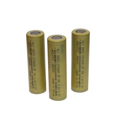 3,6 ιονική μπαταρία λίθιου βολτ 2000mAh επαναφορτιζόμενη 18650 για το ηλεκτρικό μηχανικό δίκυκλο