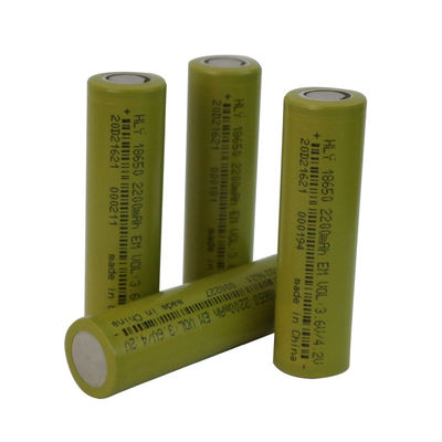 500 κύκλοι 18650 μπαταρία 2200mah 3,7 λίθιου επανακαταλογηστέο υψηλό ποσοστό κυττάρων Β
